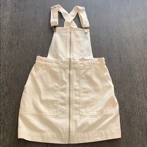 Forever 21 Cream Overall Skirt